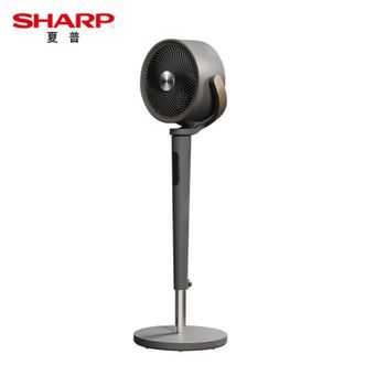 夏普/Sharp  空气循环扇可升降3D自动摇头风扇360°立式涡轮室内对流变频落地扇 PJ-CD411A