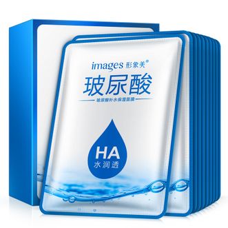 形象美  玻尿酸面膜补水保湿提亮肤色收缩毛孔15片