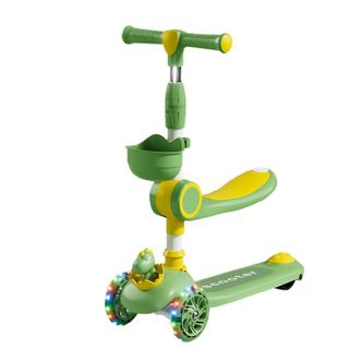 婴侍卫（BBG+）  儿童炫酷户外运动玩具 儿童炫酷恐龙滑板车