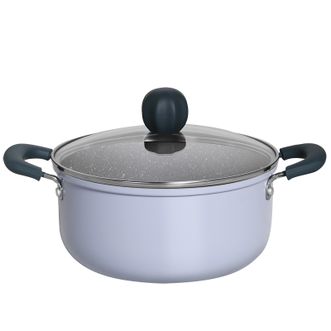 炊大皇  匠紫系列麦饭石汤锅22cm JZ22TG