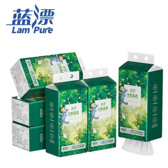 蓝漂  悬挂式抽纸4层270抽*8提挂抽
