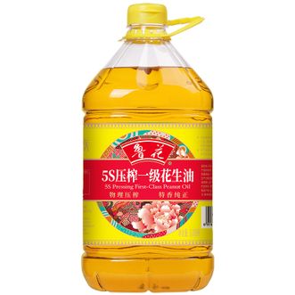 鲁花  3.08升香味家族-花生油-5S压榨一级