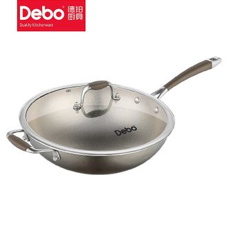 德铂（Debo）  德罗拉纯钛炒锅
