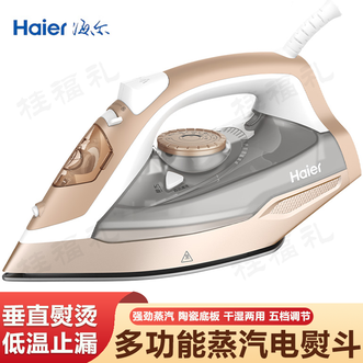 海尔/Haier  电熨斗 蒸汽挂烫机电烫斗衣物护理烫衣服手持迷你家用便捷熨烫机