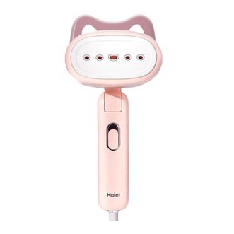 海尔/Haier  喵星人手持挂烫机 大蒸汽120ml透明水箱电熨斗家用小型便携折叠