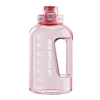 吨吨BOTTLEDJOY  经典吨吨二代运动杯子大容量塑料杯直饮吨吨杯喝水杯子户外骑行水壶 1.5L 草莓战士   D1PULS