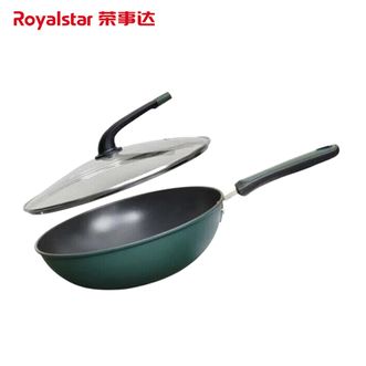 荣事达/Royalstar  炒锅 北欧轻奢炒锅家用不粘锅电磁炉燃气灶通用 32cm