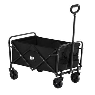 探险者（TAN XIAN ZHE）  露营车推车户外营地折叠拖车野餐野营桌板手拉车 黑色