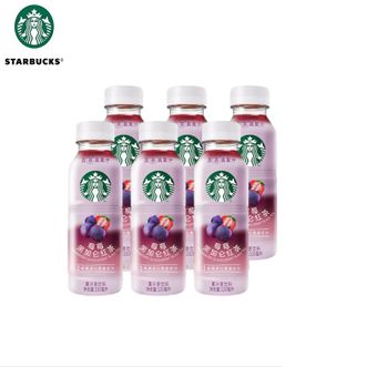 星巴克  星茶饮莓莓黑加仑红茶 330ml*6 果汁茶饮料