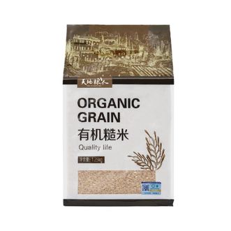 天地粮人  精品有机糙米1.25kg