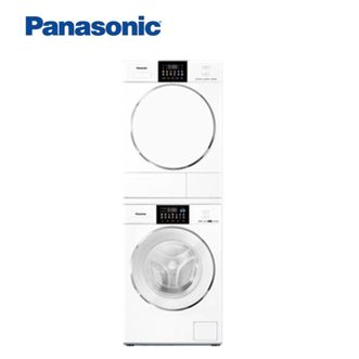 松下/Panasonic  1531N+1531NR 白月光4.0洗烘套装纯平全嵌10公斤变频滚筒洗衣机+变频热泵烘干机除毛洗烘 彩屏智投