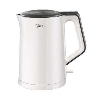 美的（Midea）电水壶1.5L容量白色双重防烫HJ1522