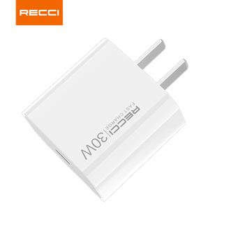 RECCI  30W快速充电器充电器小体积易收纳智能保护不伤机 RCT-P41C白色