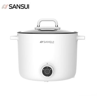 SANSUI  电煮锅SD-66D 多功能宿舍小电锅 电蒸锅 学生寝室一体泡面小火锅