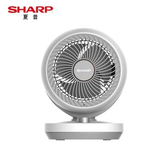 夏普/Sharp  空气循环扇家用台扇低噪电风扇摇头涡轮对流大风力办公室宿舍桌面风扇节能小风扇 PJ-CA200B【机械款】