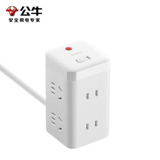 公牛（BULL）  大魔方插座 6位插座全长1.8米 总控开关 GNV-UE2240