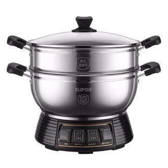 苏泊尔（SUPOR）  电蒸锅多功能电热锅32CM 电锅多用途锅加厚 五档火力 15L
