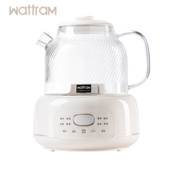 北欧沃朗（wattram）  养生壶全玻璃家用多功能煮水花茶多功能快速沸腾水壶H1（基础款）