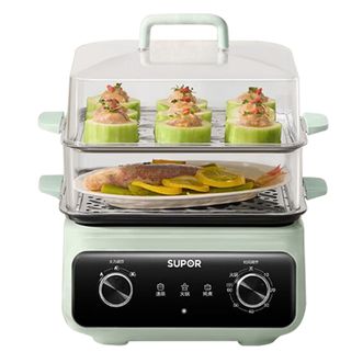 苏泊尔（SUPOR）  双控可拆洗电蒸锅电煮锅家用电火锅专用锅一体多功能料理锅电热锅煎炒一体一锅多用多用途锅 ZN26FK837