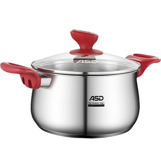 爱仕达/ASD  汤锅 316L不锈钢锅24cm炖锅煮面粥锅涮火锅电磁炉燃气用 TS24B5WG
