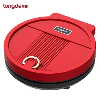 龙的（longde）  电饼铛 煎烤机LD-BD303E红色