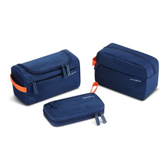 新秀丽/Samsonite  收纳洗漱包差旅套装三件套674*01012 蓝色