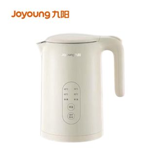 九阳/Joyoung  大容量电热水壶开水煲双层保温防烫烧水壶 【K15ED-W520】 奶白色