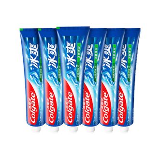 高露洁（Colgate）  冰爽牙膏三重薄荷120g*6支