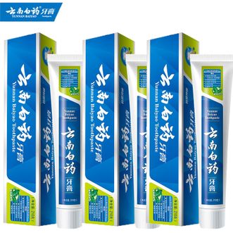 云南白药  牙膏210g*3支薄荷香型  减轻牙龈问题  温和清洁牙齿 国货品牌