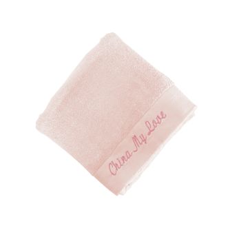 安居先森  馨竹系列瞬吸水舒柔竹纤维毛巾1条贵肤粉 an2402033