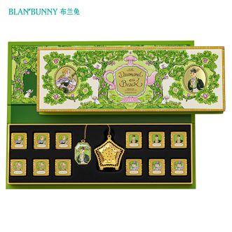 布兰兔/BLANBUNNY  绿野仙踪普洱钻石茶砖礼盒熟茶花香味独立小包装
