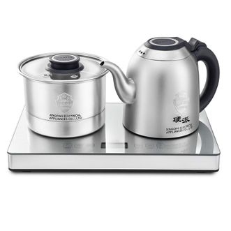 新功/Seko  底部自动上水电热水壶烧水壶自动茶具恒温电水壶烧水壶茶具电茶炉家用茶台烧水壶G36-银色
