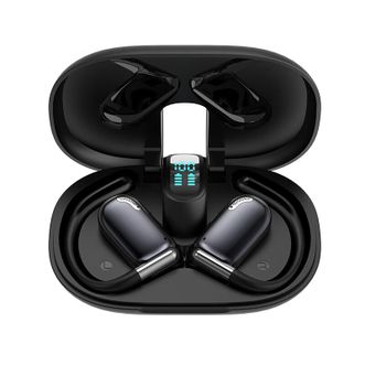 纽曼（Newmine）  开放式挂耳蓝牙耳机 HiFi重低音电量数显大单元无线耳麦Q11 不入耳运动跑步骑行