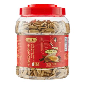 姚生记  大白瓜子528g 罐装坚果干果美味零食大颗粒坚果办公室居家休闲零食炒货
