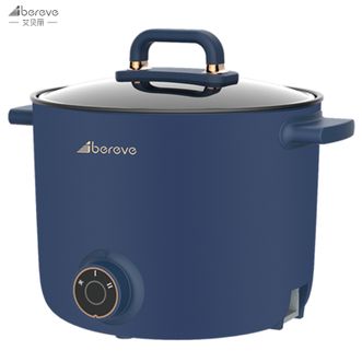 艾贝丽  1.5L电煮锅电火锅料理锅电炖锅多功能锅 家用煮面电器电热杯涮锅多用途锅ABL-DZG07蓝色