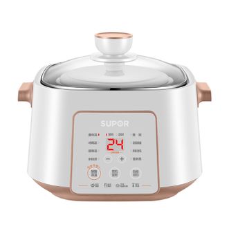 苏泊尔/Supor  电炖锅 电炖盅 煲汤锅炖汤锅隔水炖锅 电汤锅 陶瓷熬粥专用锅多功能锅 DZ25YC828 2.5L容量