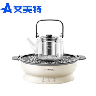 艾美特/Airmate  围炉煮茶 取暖器家用电暖气一体小魔桌电烤炉多功能烤火炉围炉取暖 桌面煮茶器  ET16-M01