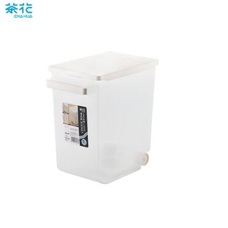 茶花（CHAHUA）  立方米桶17L 厨房加厚防尘密封储米箱大米收纳箱面粉桶杂粮桶23-10