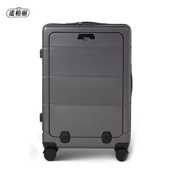 途柏丽/TOBERLIR  拉杆箱 20寸登机箱前开盖行李箱男女通用旅行箱T0210