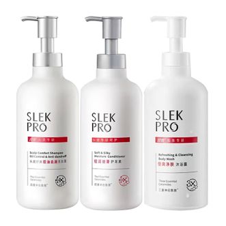 舒蕾头皮专研套装三件套洗发露430ml+沐浴露430ml+护发素430ml
