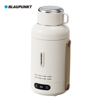BLAUPUNKT  电水壶便携式烧水壶家用旅行户外950W大容量电热水杯保温壶双层不锈钢防烫电热水壶