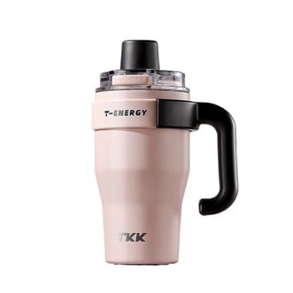 TKK  保温杯陶瓷覆层内胆水杯泡茶杯  T-One弹盖冰霸杯  初春粉800ml TKK2032