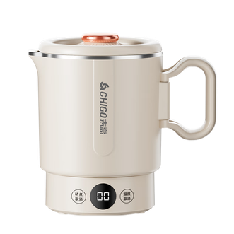 志高/Chigo  便携式烧水壶电水壶  SM-D506C  316不锈钢 800ml