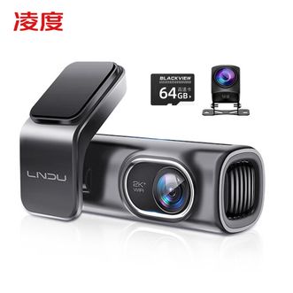凌度（BLACKVIEW）  Z600行车记录仪 前后双录+64G内存卡