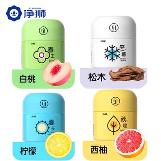 净狮/clealion  洁厕灵放水箱马桶清洁剂厕所洁厕宝强力除黄垢除臭去异味【4瓶/可用1年左右】