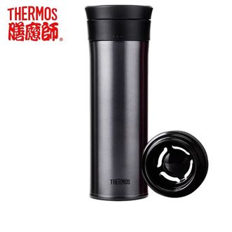 膳魔师（THERMOS）  550mL容量保温杯 高真空不锈钢大容量户外旅行运动车载便携保温水杯 TCMA-550黑色