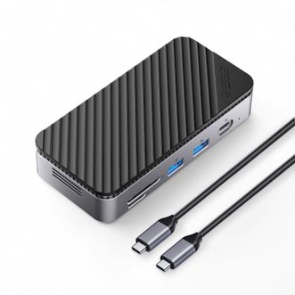 奥睿科/Orico  M.2硬盘盒NVMe/SATA双协议type-c扩展坞适用mac笔记本DPM2P9-V1