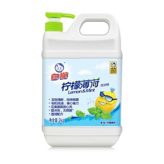 白猫  柠檬薄荷洗洁精2kg