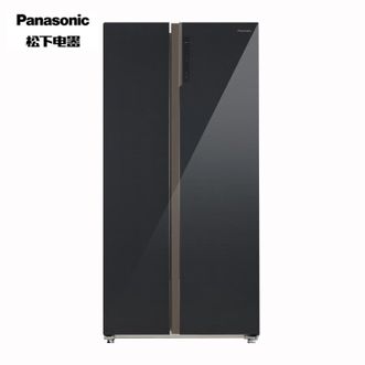 松下/Panasonic  640升对开门双门大容量冰箱 一级能效 精准调温 纤薄机身 NR-B651WG-DG