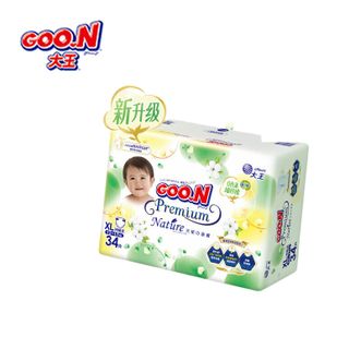 大王（GOO.N）  天使自然之恩 纸尿裤 新升级纸尿裤 XL34片